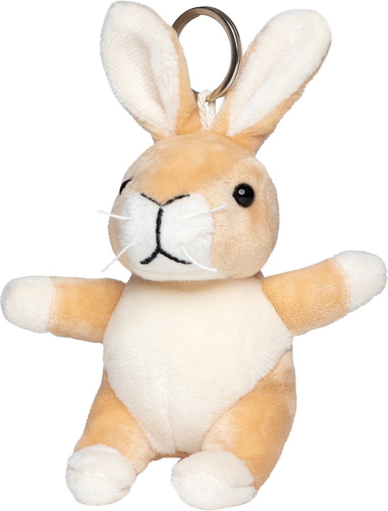 Schlüsselanhänger Hase, creme, one size