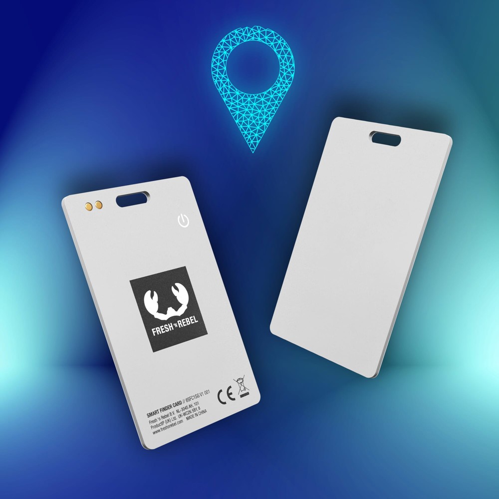 Fresh 'n Rebel Card Finder avec étiquette de bagage pour Apple et Google