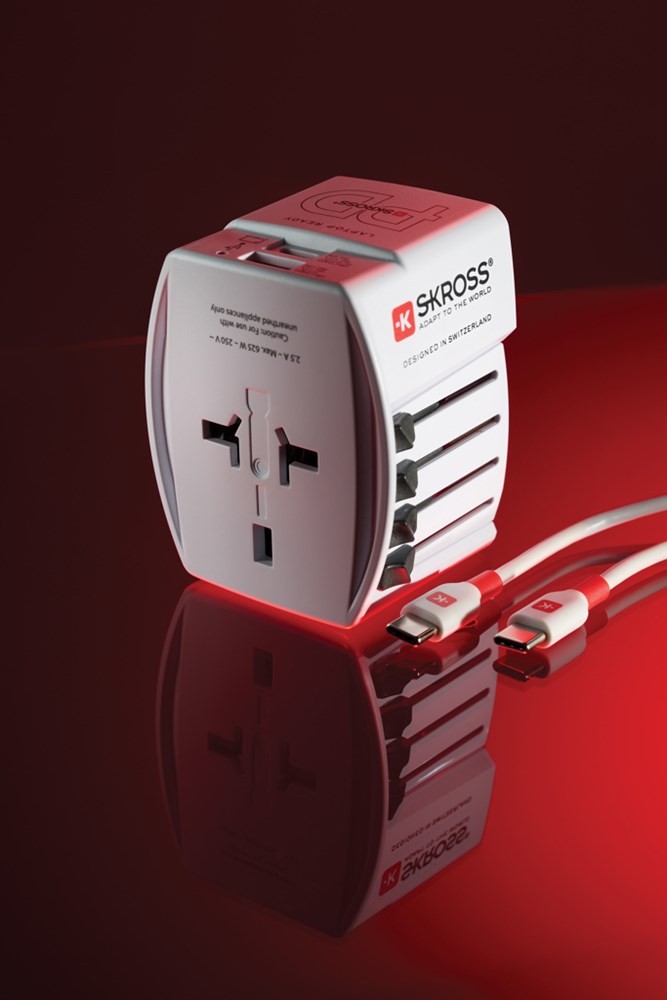 SKROSS Adaptateur de voyage universel MUV 65W PD avec USB