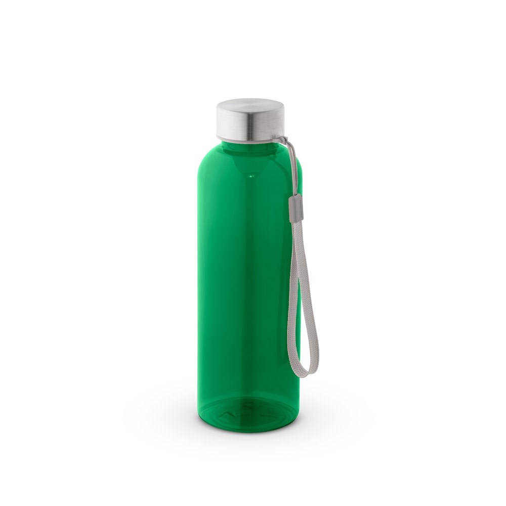 ENDERS M. Trinkflasche (600ml) aus recyceltem PET (100% rPET) mit glänzender transluzenter Oberfläche - grün