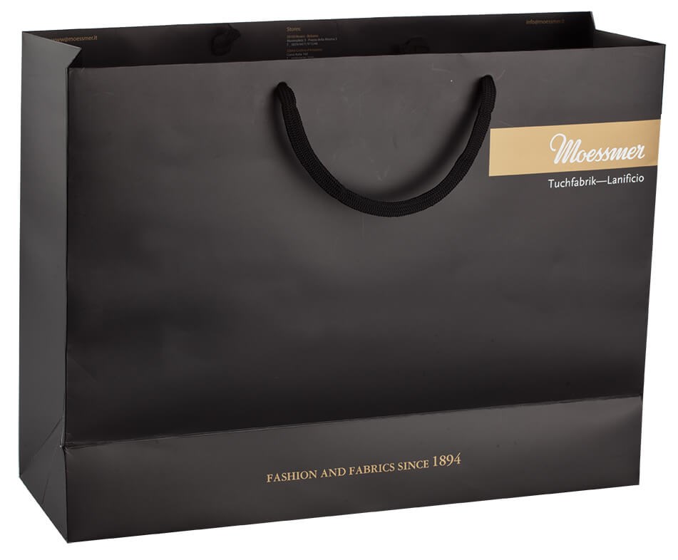 Sac en papier de luxe 36x10x24 cm - Laminé