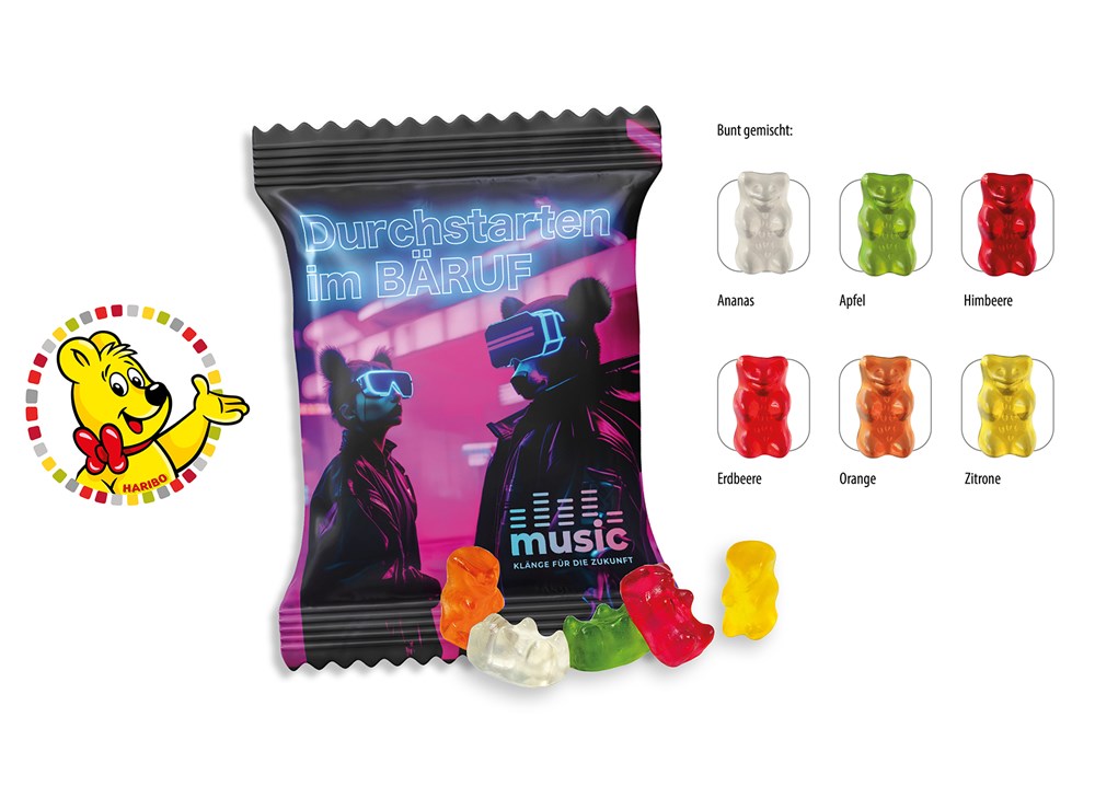 HARIBO Standardformen Werbetüte 10 g  ,  Inhalt:  HARIBO Sterne
