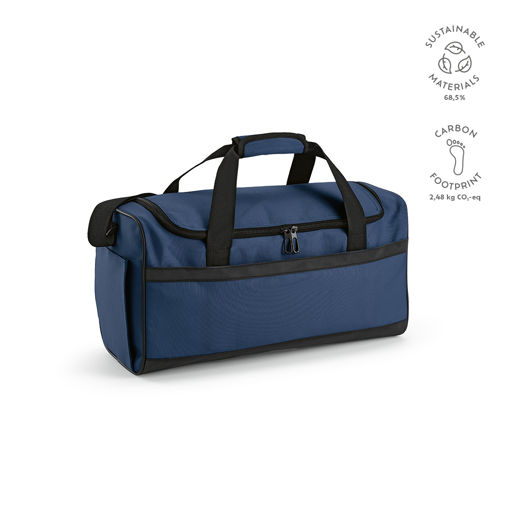 Sac sport São Paulo M 25L rPET, bandes réfléchissantes - Vert - Bleu