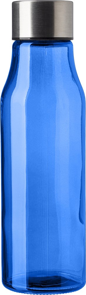 Trinkflasche aus Glas und rostfreiem Stahl (500 ml) Andrei - hellblau