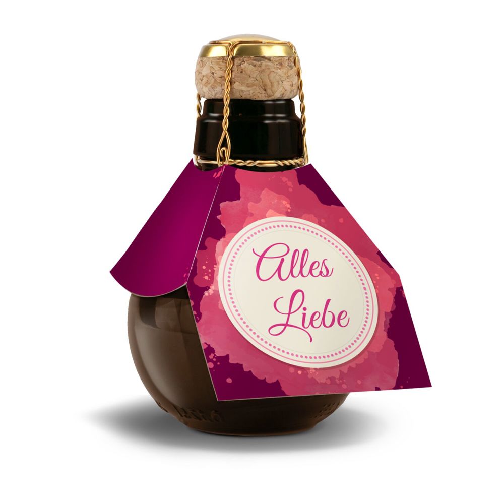 Kleinste Sektflasche der Welt! Alles Liebe - Ohne Geschenkkarton, 125 ml