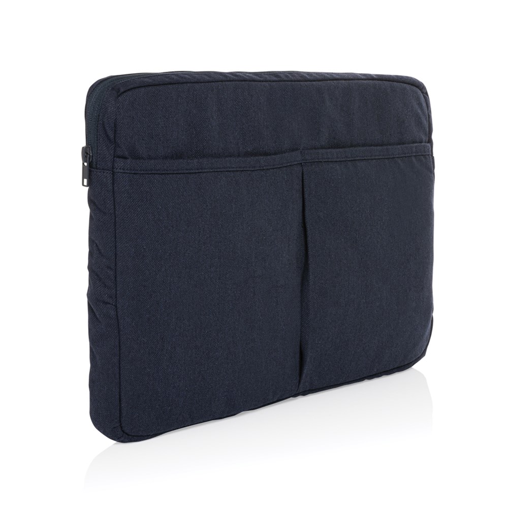 Laluka AWARE™ 15,6" Laptoptasche aus recycelter Baumwolle - navy blau (± PMS navy)