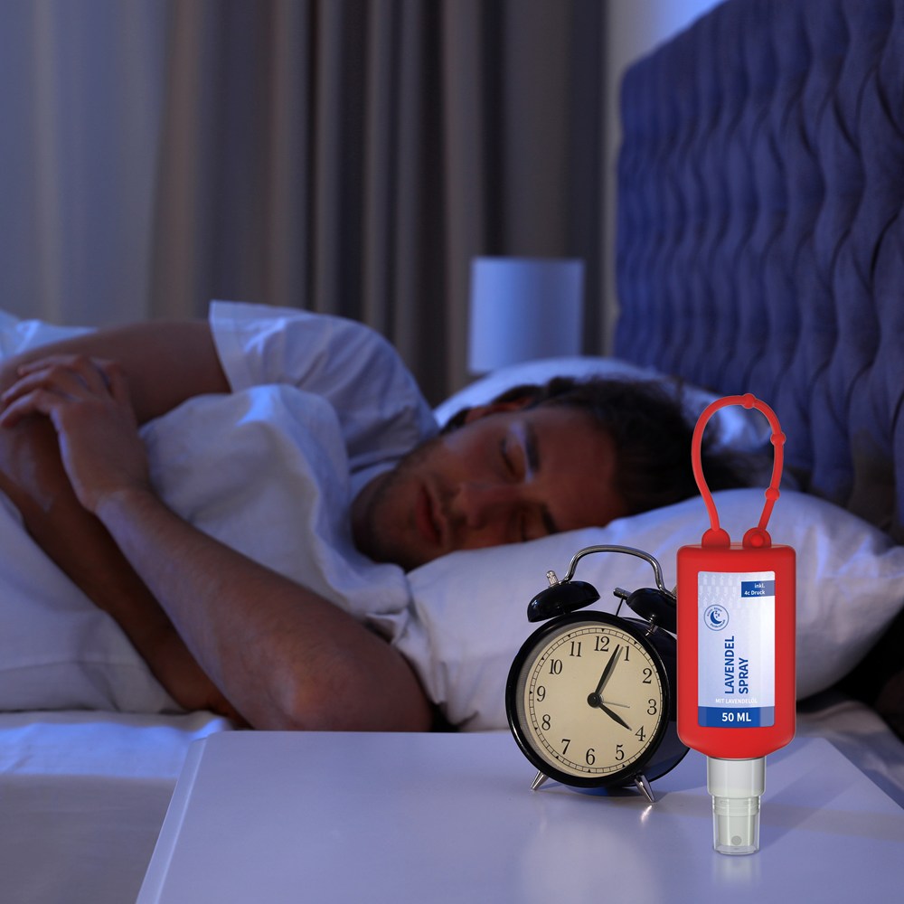 Lavendel-Spray, 50 ml Bumper rot, Body Label (R-PET)