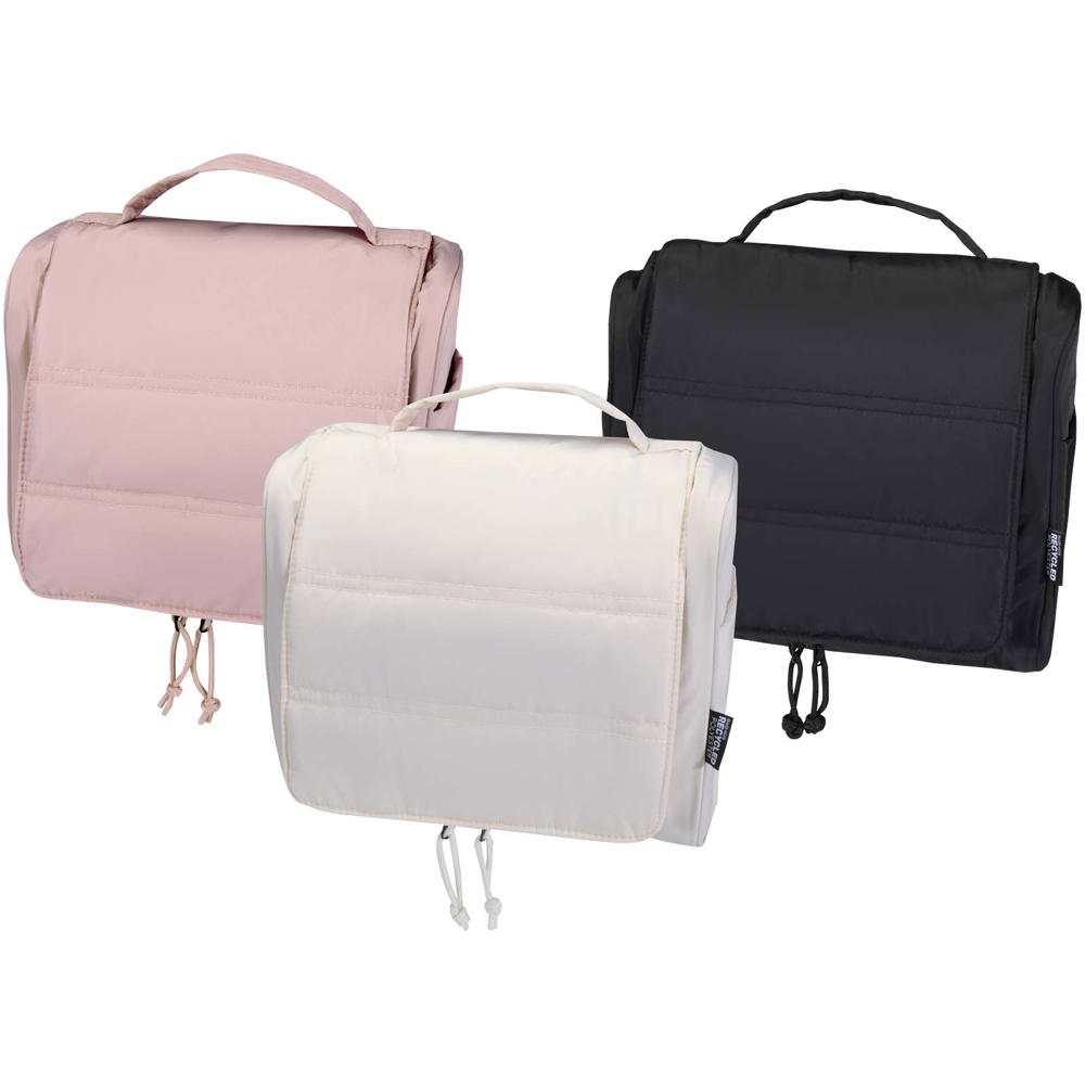 Trousse de toilette à suspendre Puffer recyclée et certifiée GRS de 8 L
