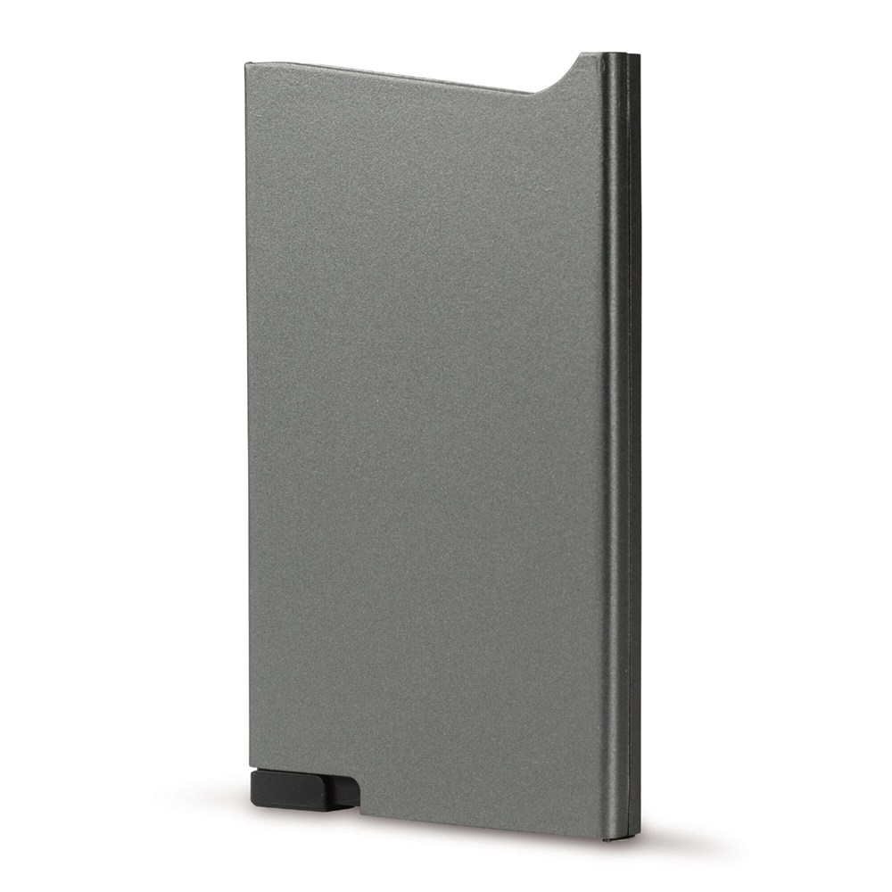 RFID Anti Skimming Kunststoff-Kartenhalter - Gun metal - dark