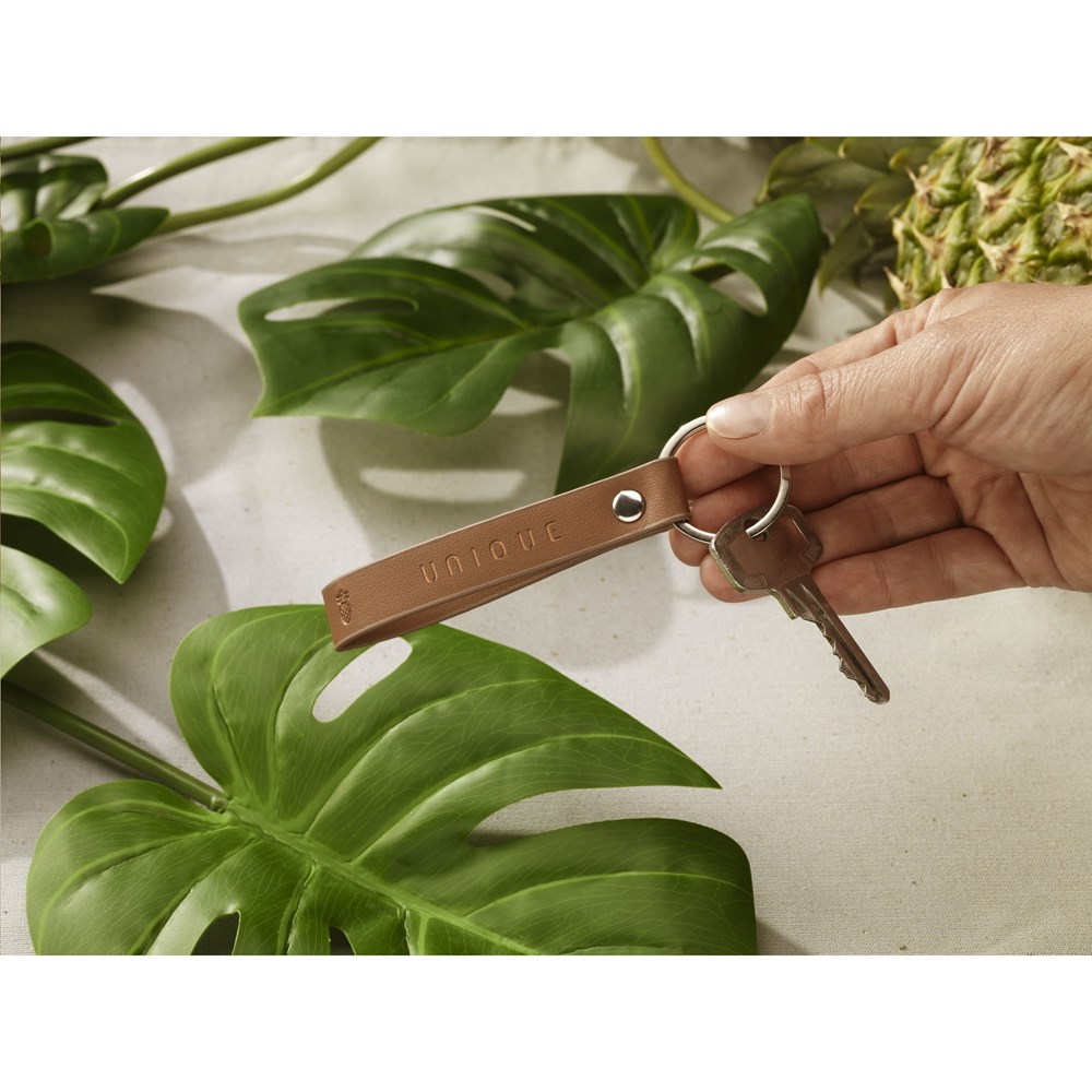 Vegan Pineapple Leather Keyring Schlüsselanhänger
