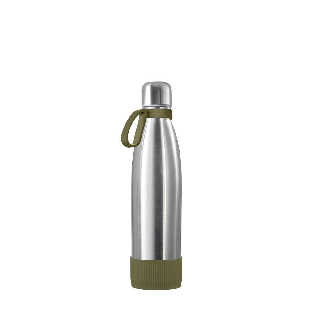 Thermotrinkflasche RETUMBLER-NIZZA - silber, olivgrün