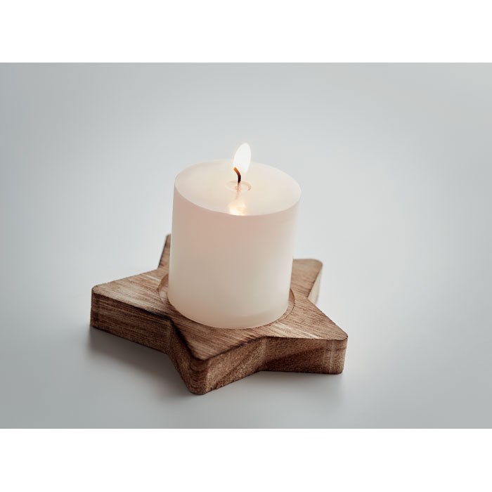 LOTUS - Kerze mit Halter