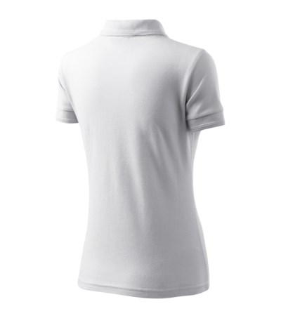 Polohemd Damen Pique Polo weiss