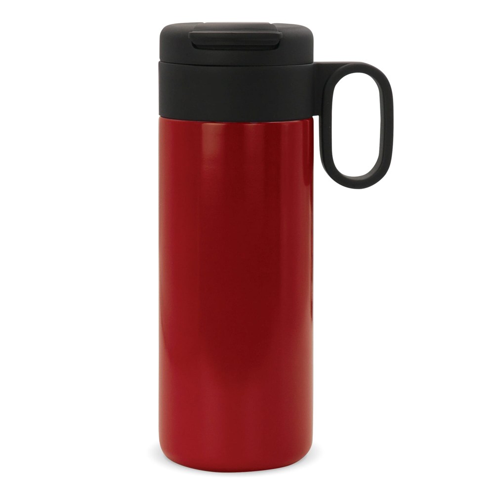 Isolierbecher Flow mit Griff 400ml - Rot