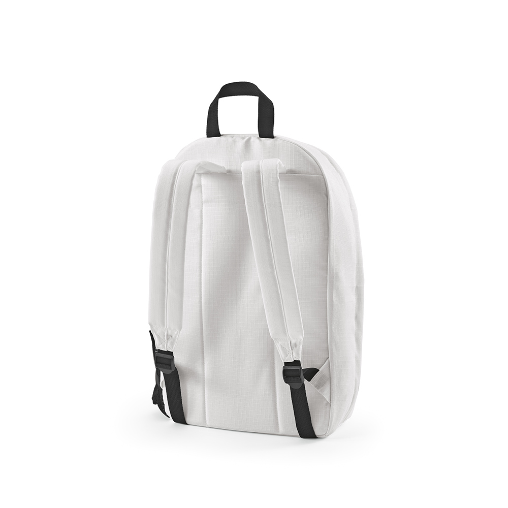 Sac à dos Tallinn 23L rPET ripstop. Poche ordinateur 17" - Blanc