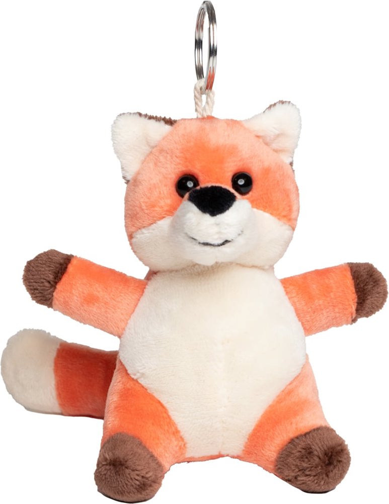 Schlüsselanhänger Fuchs, rotbraun, one size