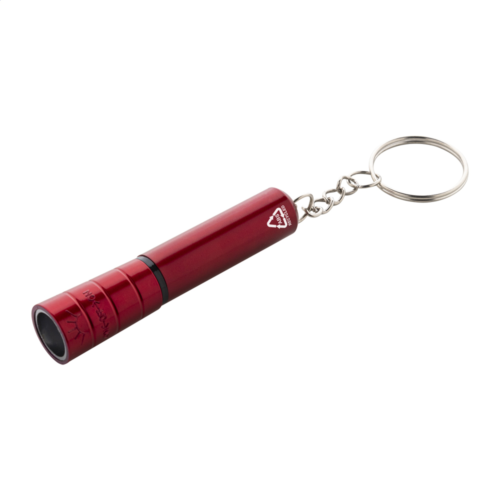 Raipei - Mini-Taschenlampe aus RABS - Rot