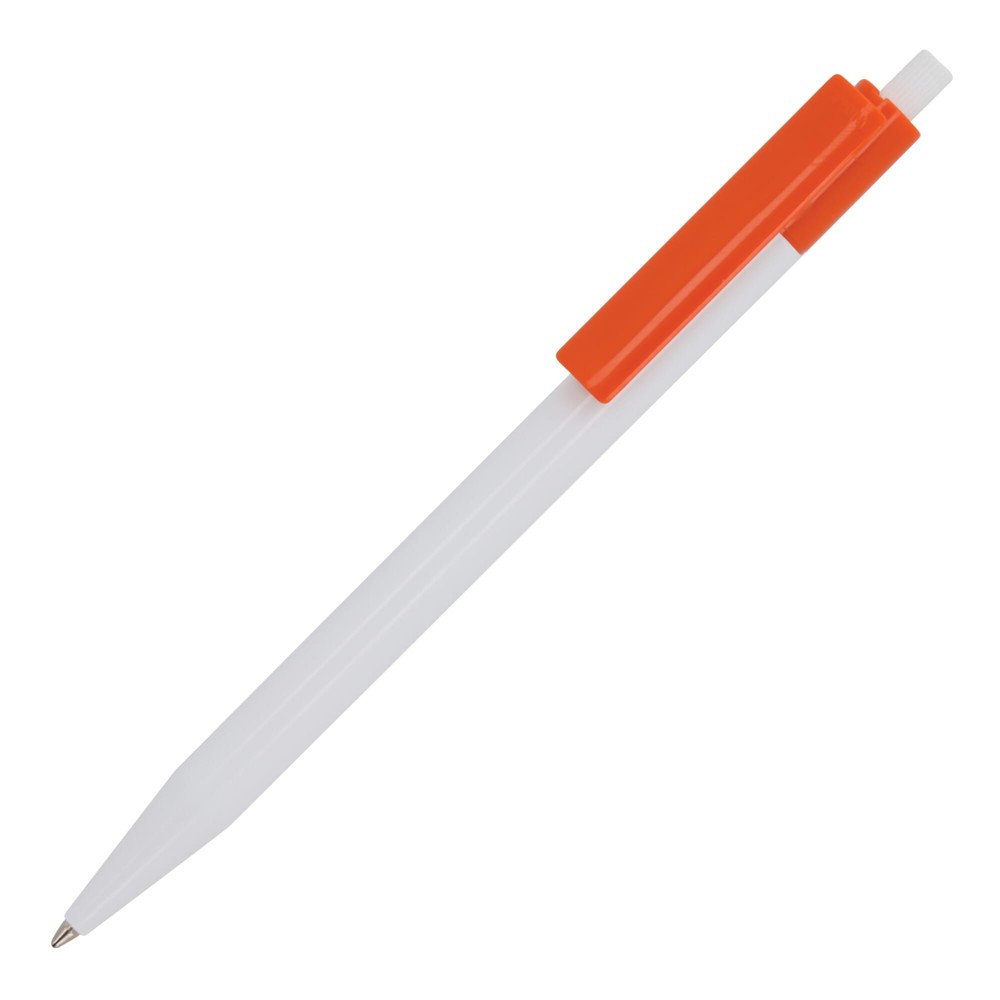 Kugelschreiber Kuma Hardcolour - Weiss / Orange