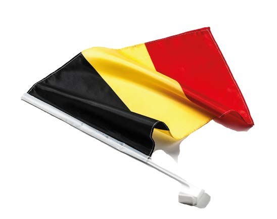 P001 - Belgium Drapeau de voiture EK - WK