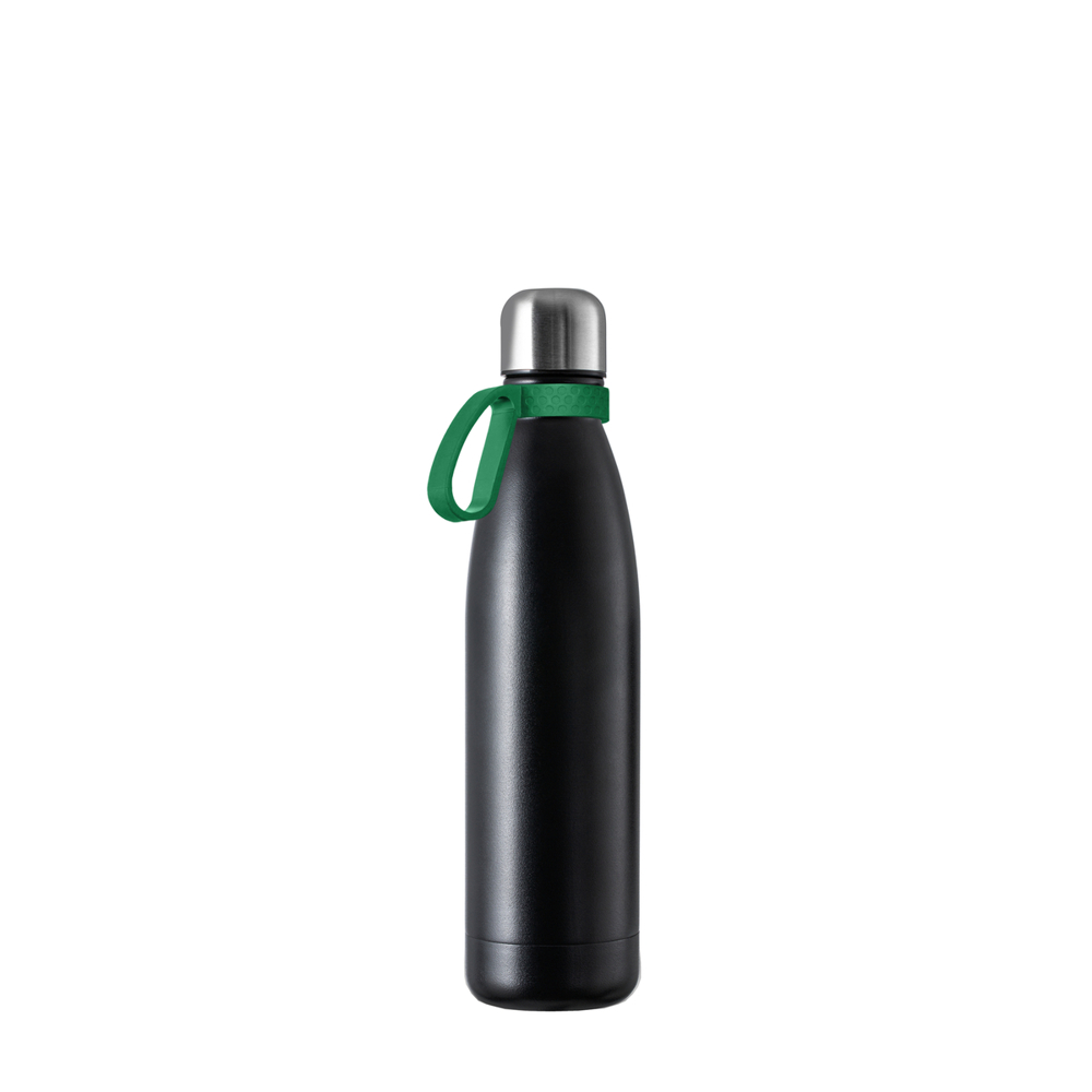 Thermotrinkflasche RETUMBLER-NIZZA - schwarz, silber, grün