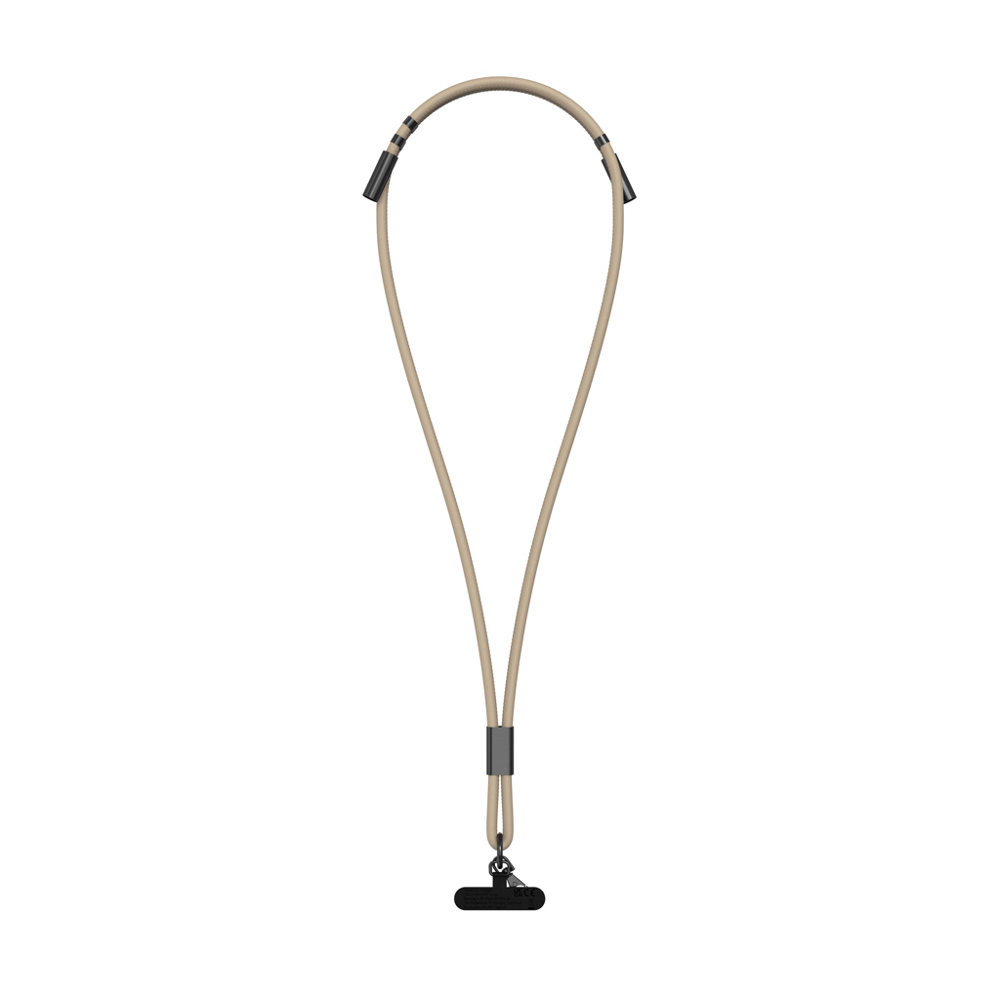 VINGA Baltimore RCS Ladekabel/Lanyard - greige (± PMS 16-0906 TPG)