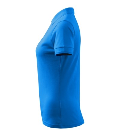 Polohemd Damen Pique Polo snorkel blau