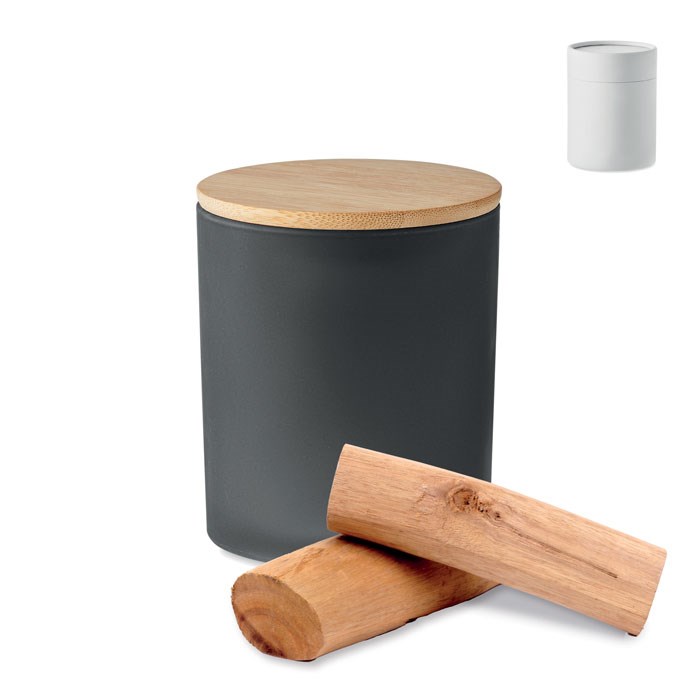 KEOPS SMALL - Kerze im Glas 120 g - Schwarz