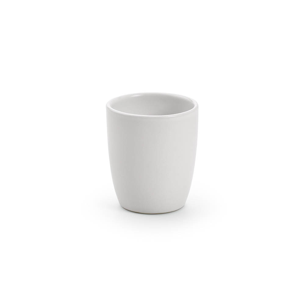 Amur Keramik-Espressotasse. 80 ml. Matte Oberfläche. Hergestellt in Portugal - Weiß