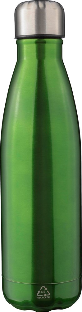 Doppelwandige Flasche Lombok | Recycelt | 500 ml - Grün