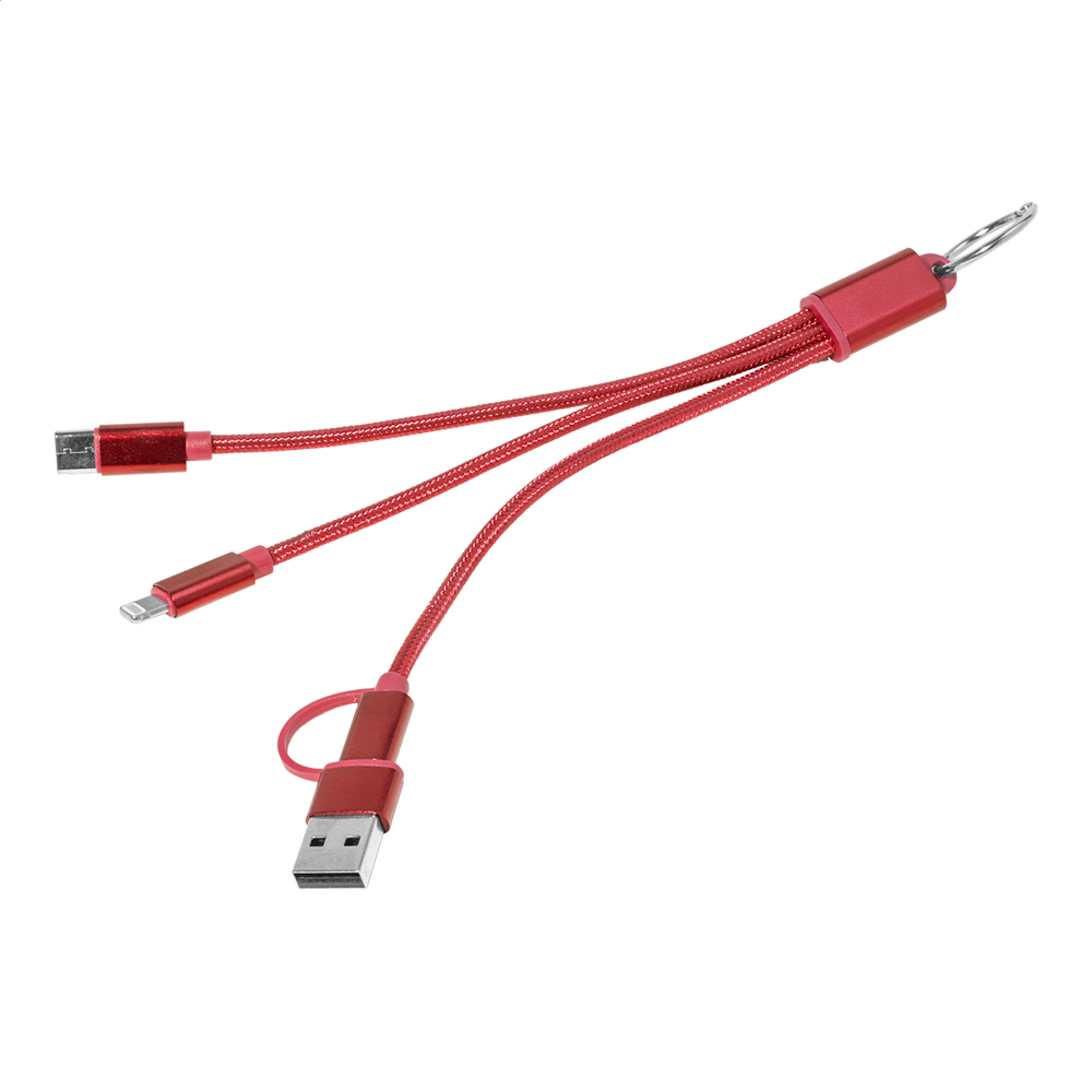 Rafob - Porte-clés avec câble de charge USB