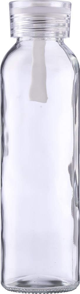 Glas-Trinkflasche (500 ml) Anouk - weiß
