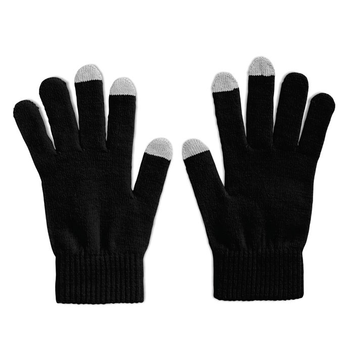 TACTO - Gants tactiles smartphones - Noir