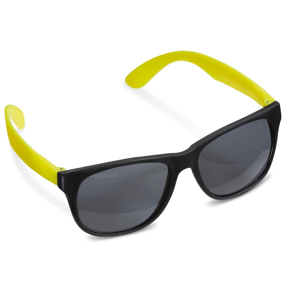 Sonnenbrille Neon UV400 - Schwarz / Gelb