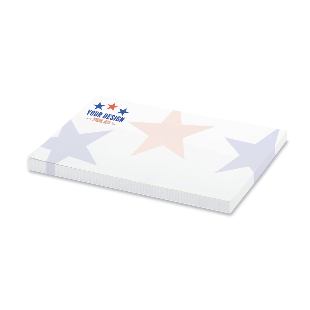 50 feuilles Repositionnables, 100x72mm, quadrie.