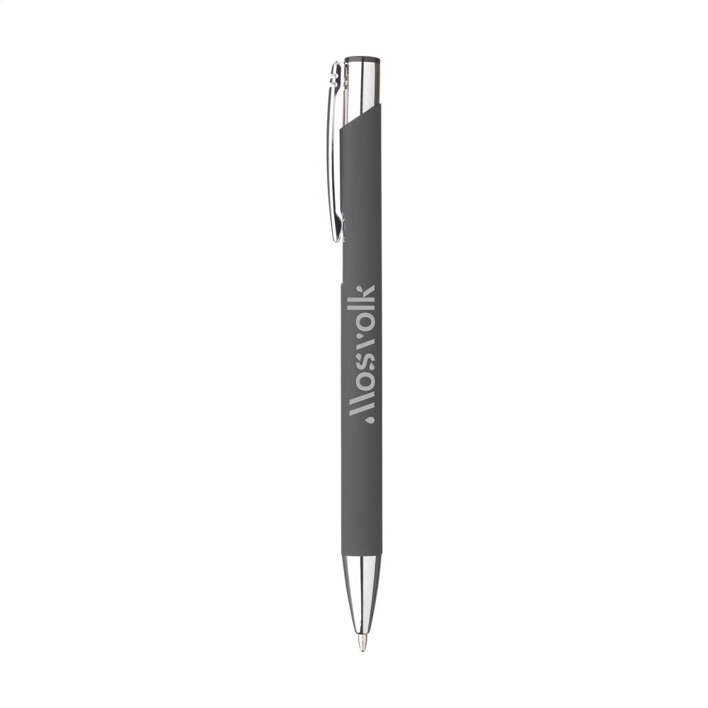 Ebony Soft Touch stylo - gris (± PMS 2334C)
