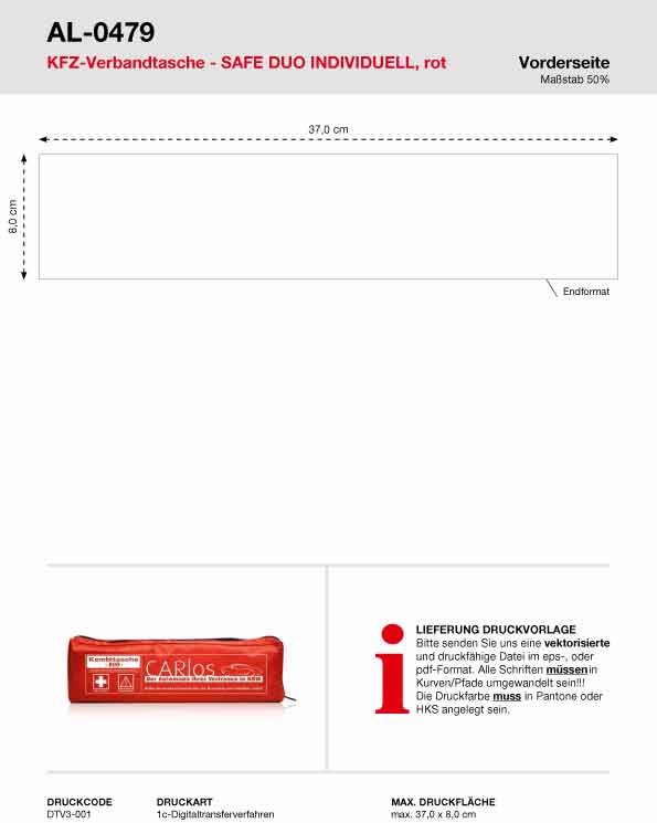 Allflash Kfz-Verbandtasche Safe Duo Individuell