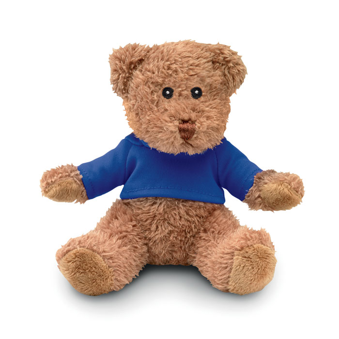 JOHNNY T - Teddybär mit T-Shirt - blau