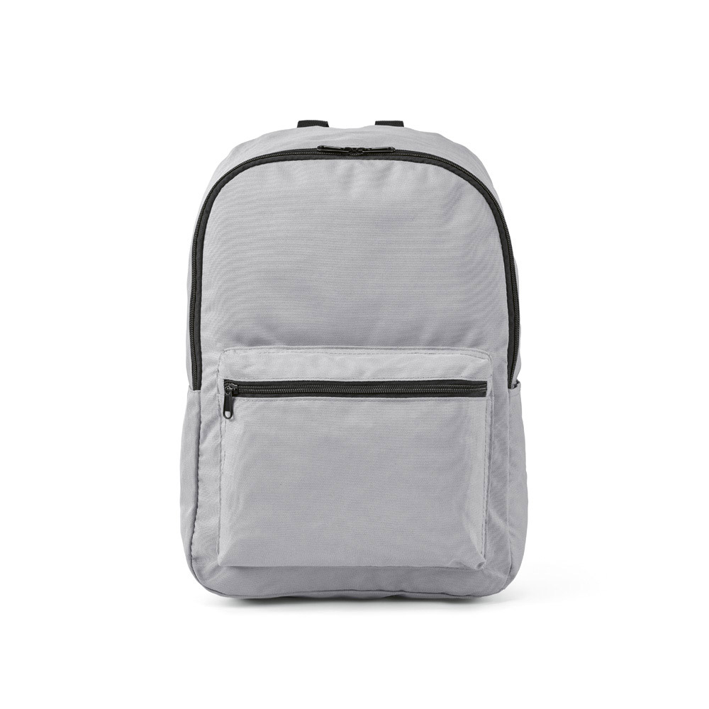 London Rucksack 12L aus rPET. Geeignet für Laptops bis 15,6". - Grau
