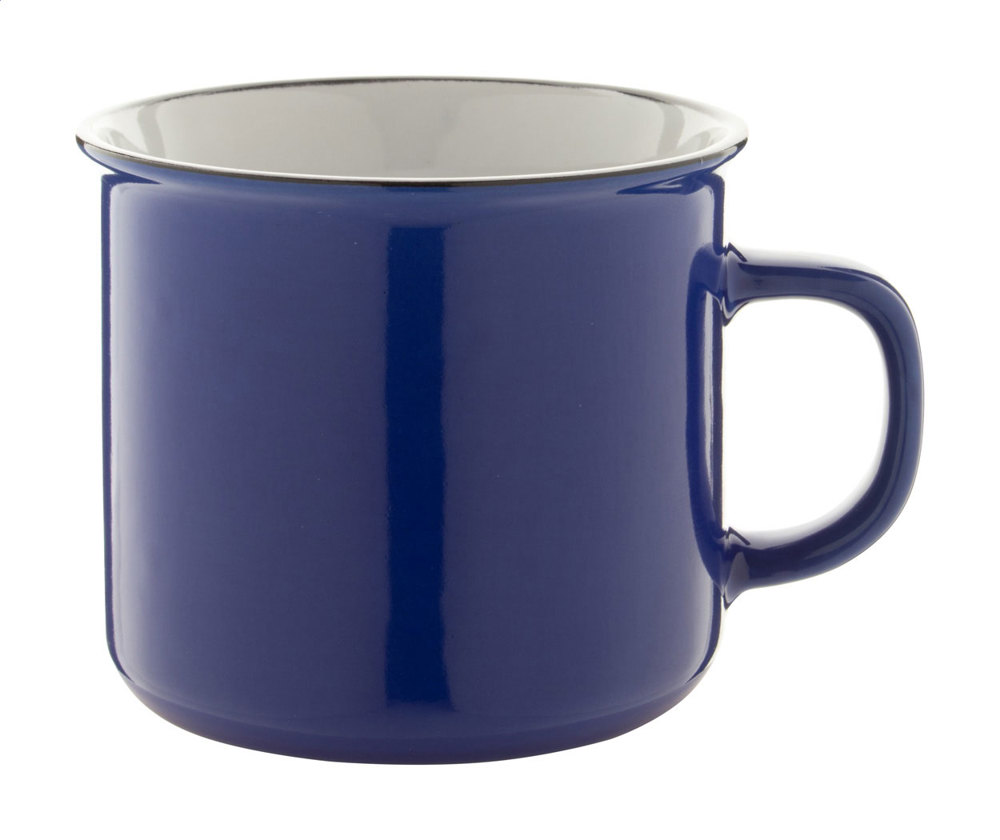 Woodstock - Tasse - blau/weiß