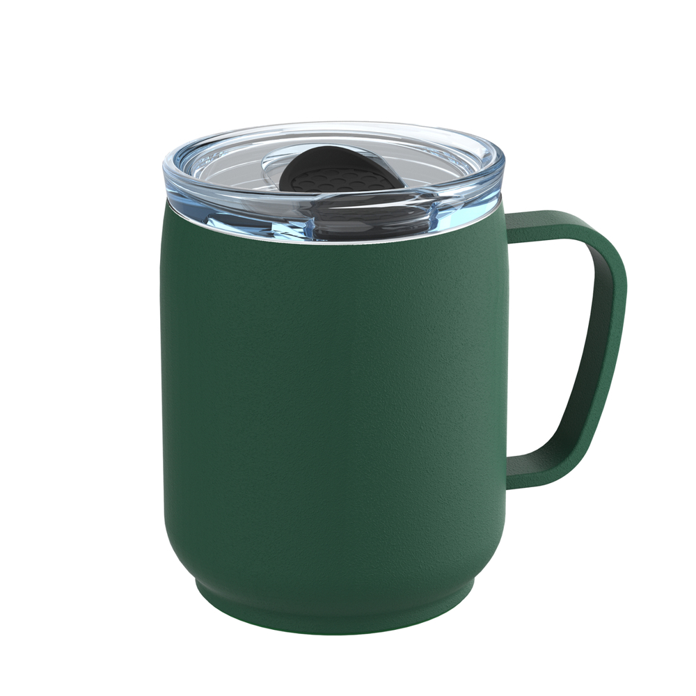 Thermobecher RETUMBLER-myNIZZA CERAMIC - schwarz, transparent, grün, weiß