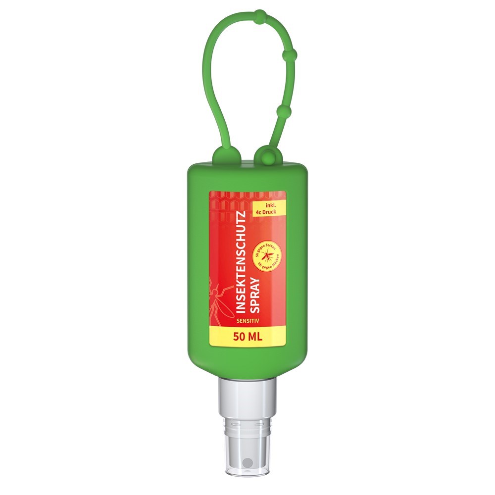 Insektenschutzspray (sensitiv), 50 ml Bumper schwarz, Body Label - Grün