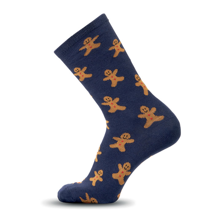 SOC LARGE - Weihnachtssocken L - Blau