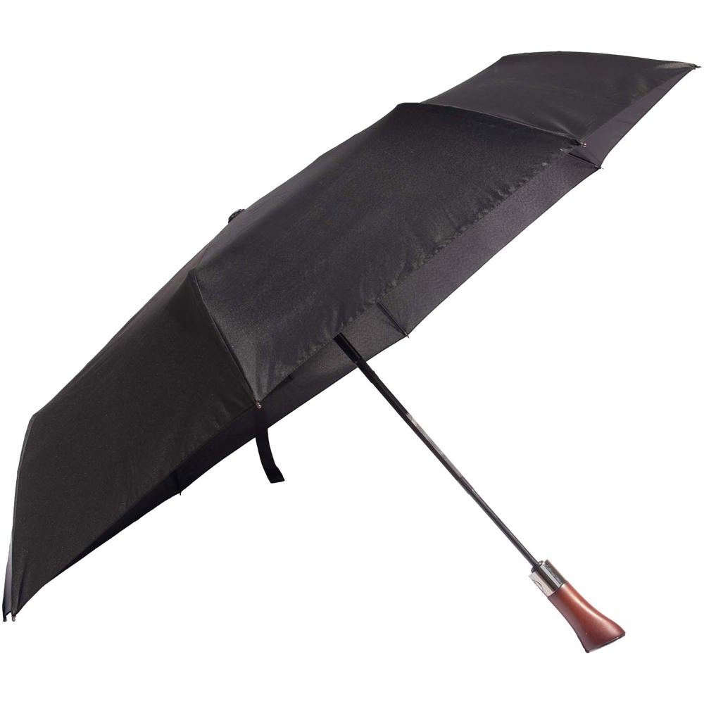 SCX.design R03 Vollautomatik Kompaktregenschirm mit Holzgriff 