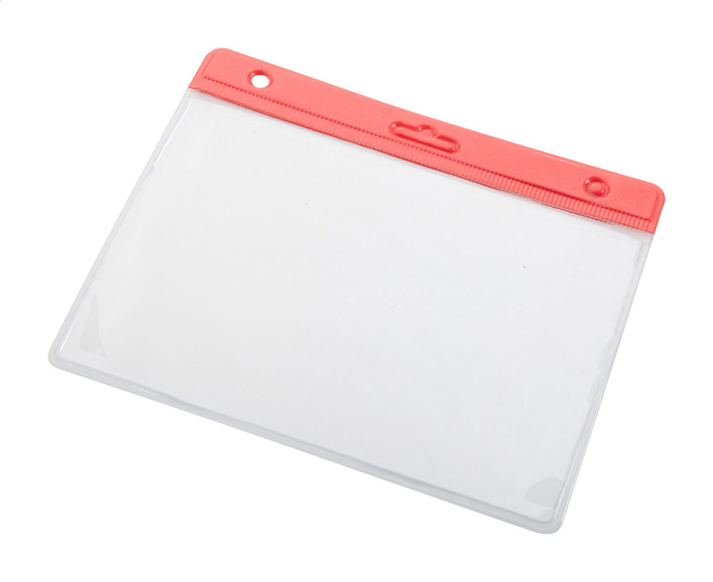 Bahhol - Ausweishülle - rot/transparent