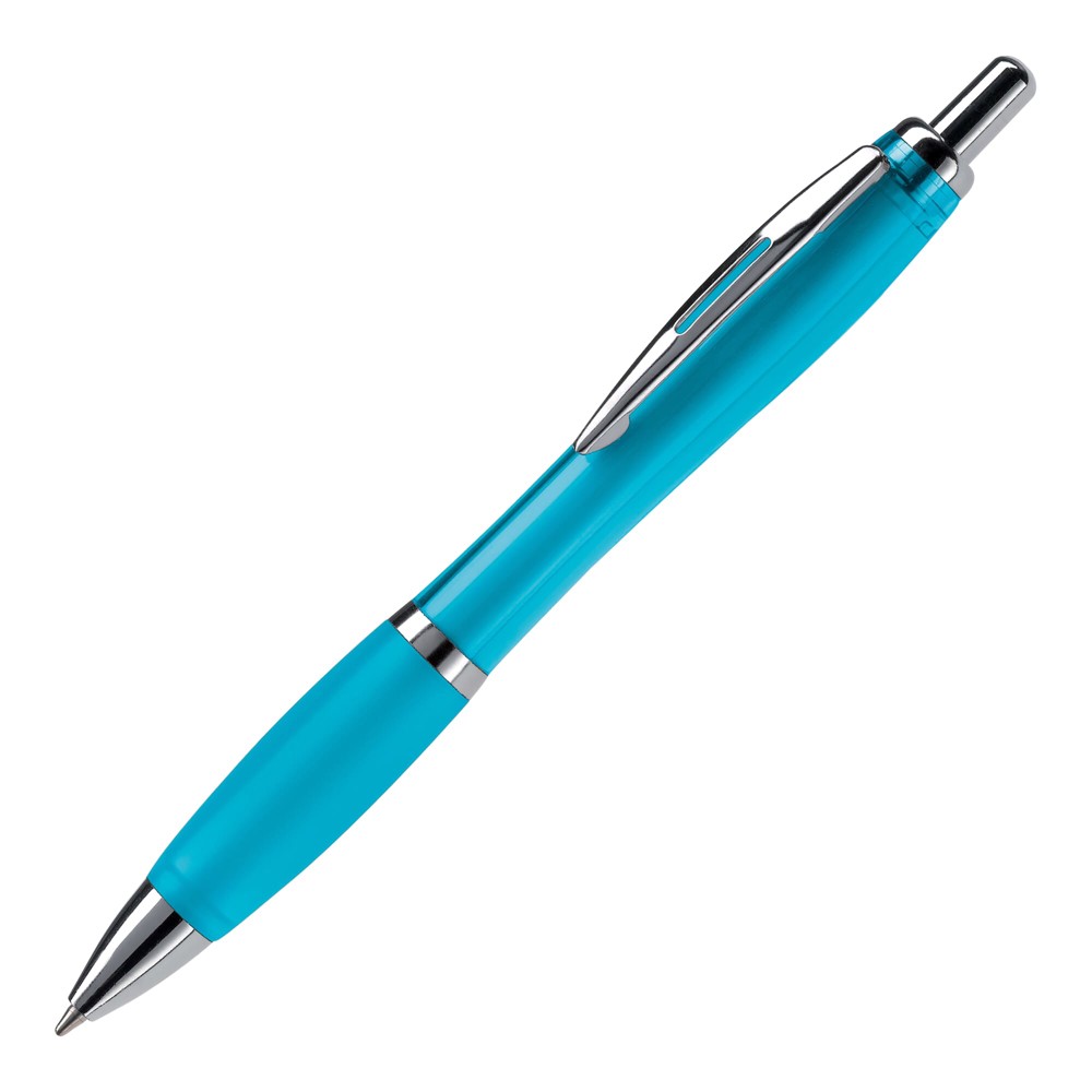 Kugelschreiber Hawaï transparent - Transparent / Hellblau