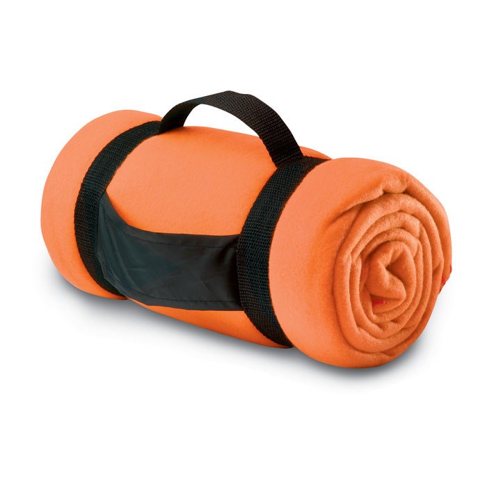 STAVENGER - Fleece-Decke - Orange