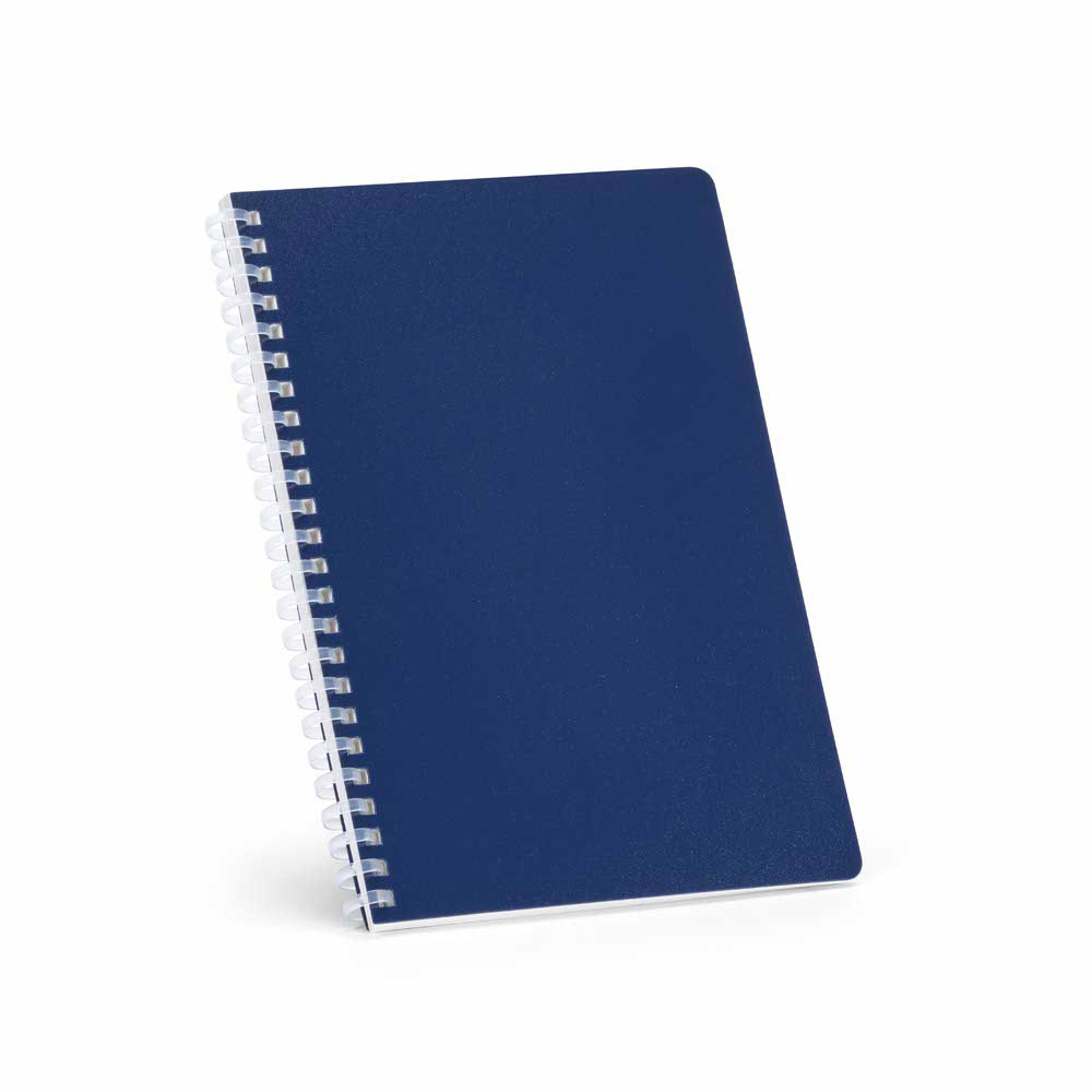 Horace A5 Spiralnotizbuch aus recy. PP. Softcover.70g/m². 160 Seiten. FSC®-zertifiziert. - Marineblau