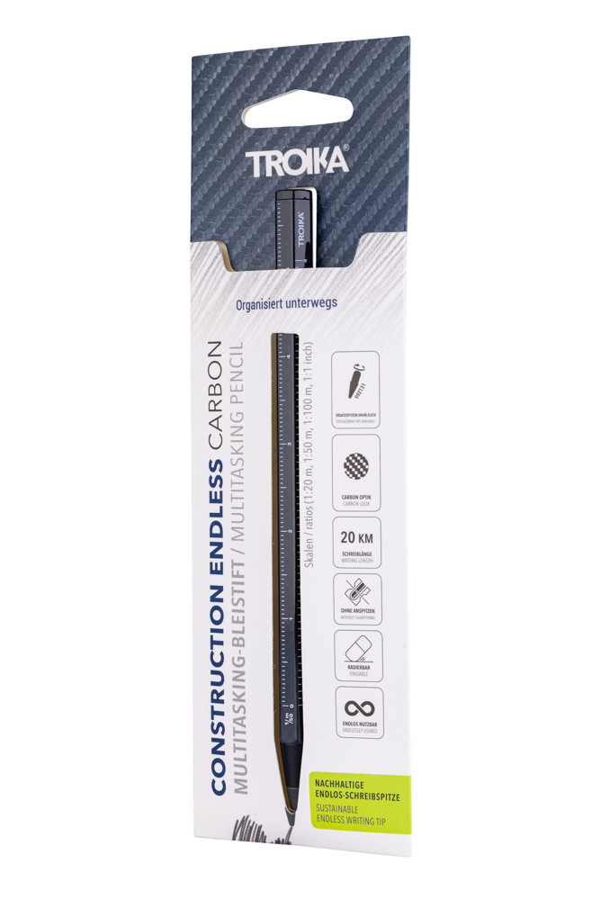 TROIKA Multitasking-Bleistift CONSTRUCTION ENDLESS CARBON