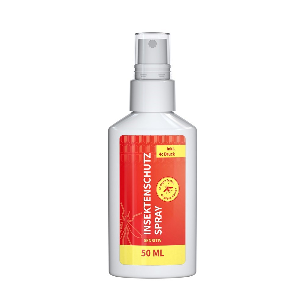 Insektenschutzspray (sensitiv), 50 ml Spray, Body Label