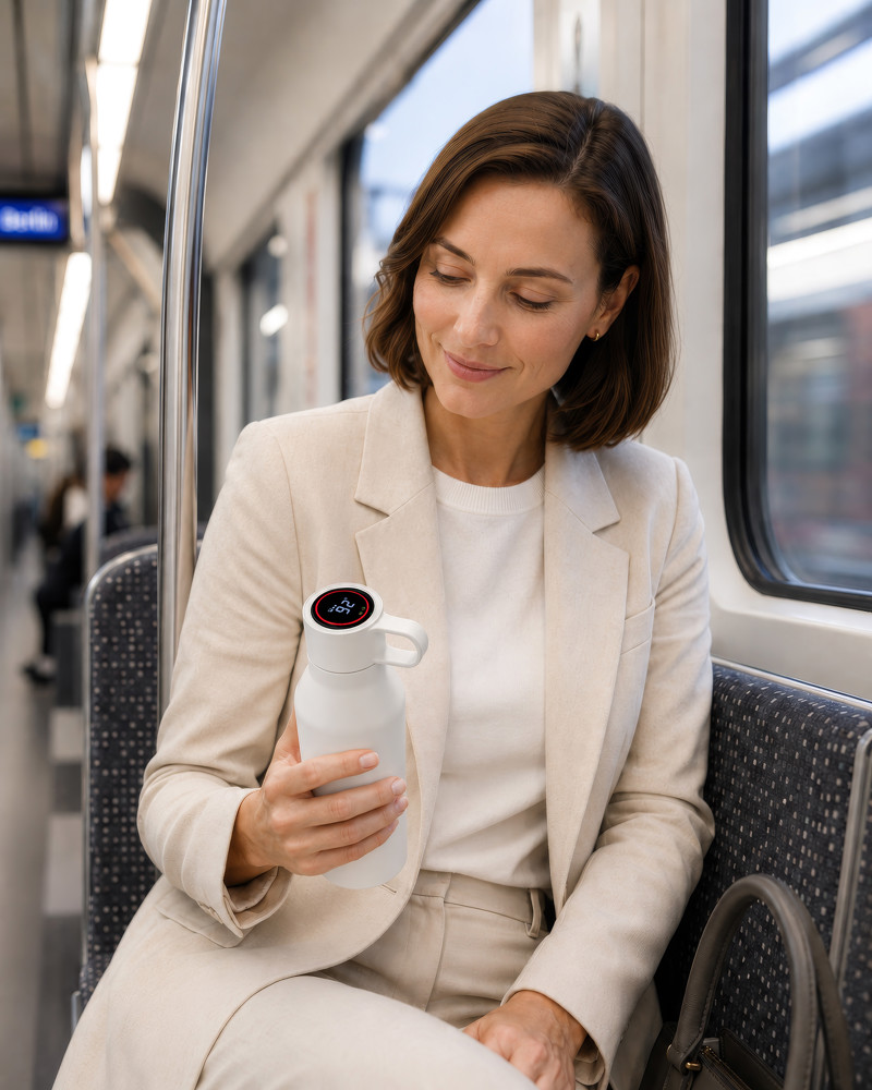 TROIKA Smarte Thermoflasche HYDRATION COACH